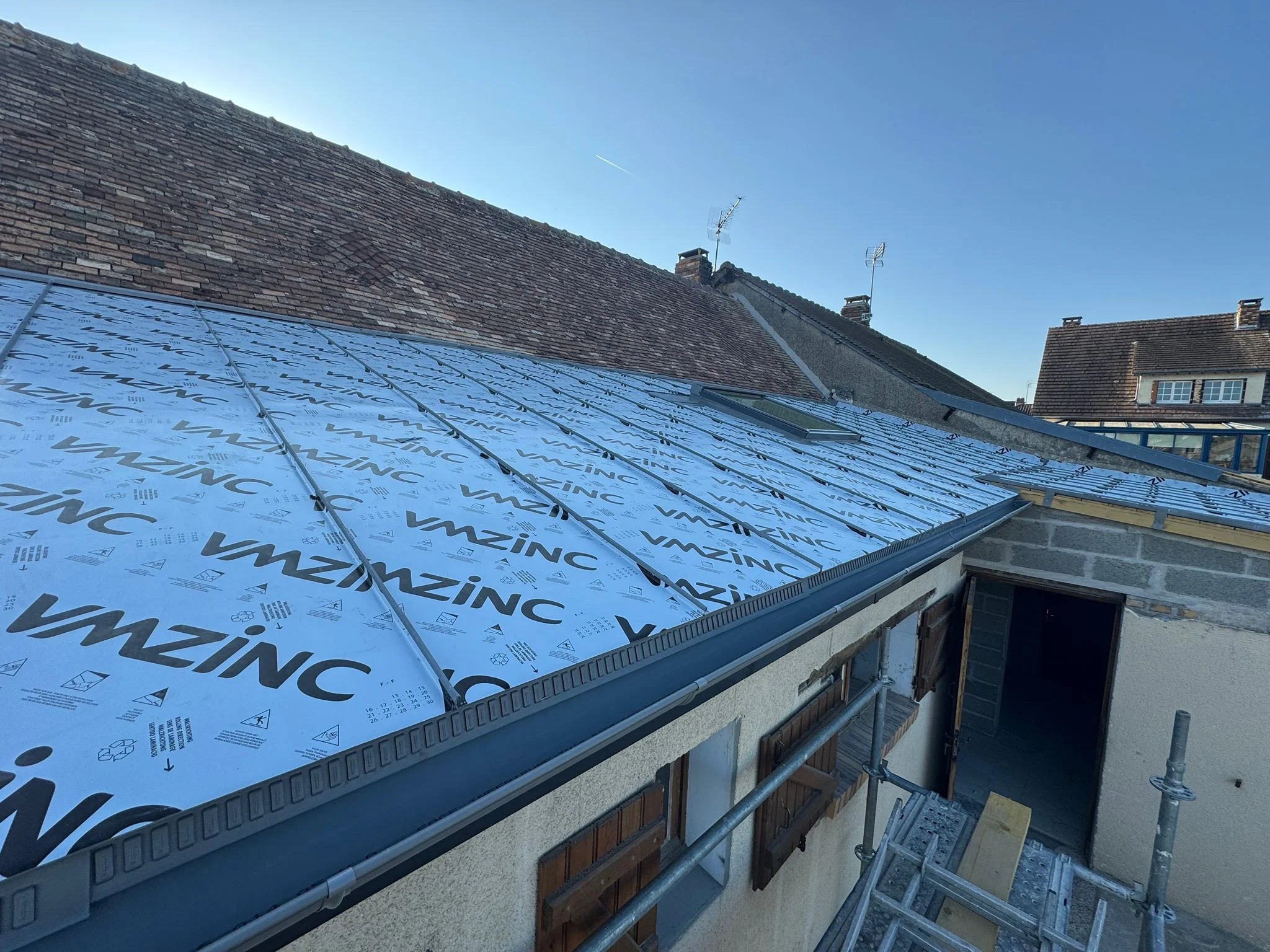 Couvreur Rouen rénovation toiture zinc